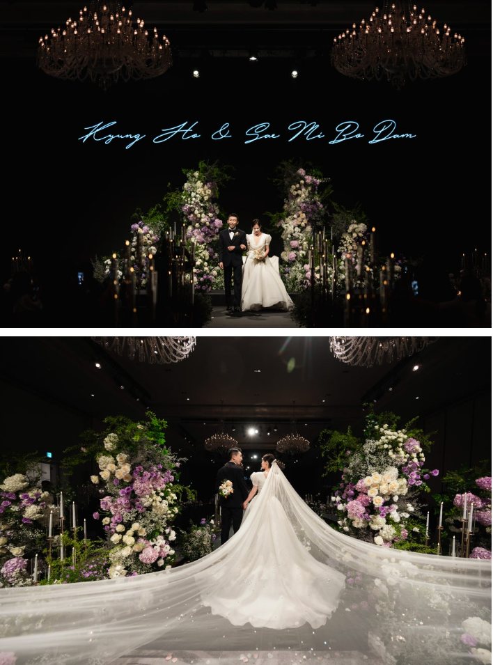 더세인트 그랜드볼룸 본식스냅 후기 사진 — 2024.09.15